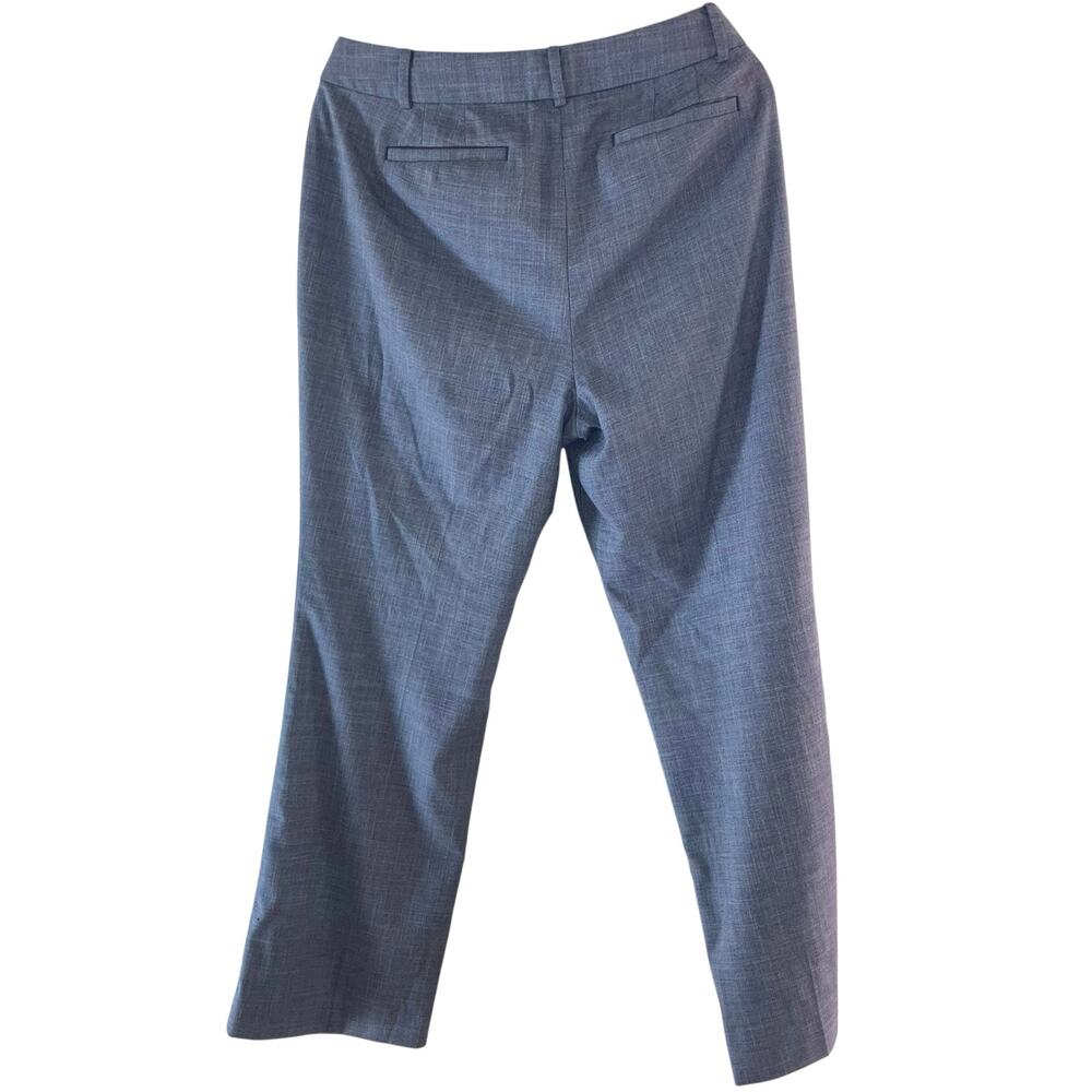 Talbots Light Blue Sharkskin Straight-leg Suit Pants- size 14P - Picture 3 of 13